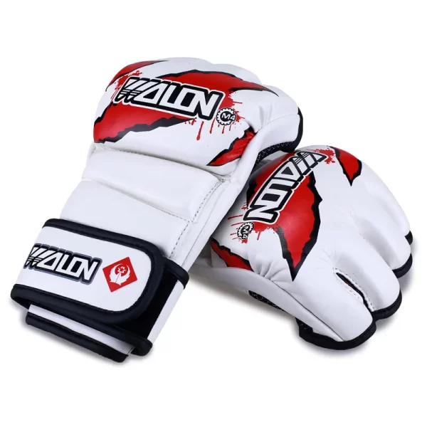 Wolon | 2023 Custom Logo Half Finger Gloves Fighting MMA Boxing Gloves